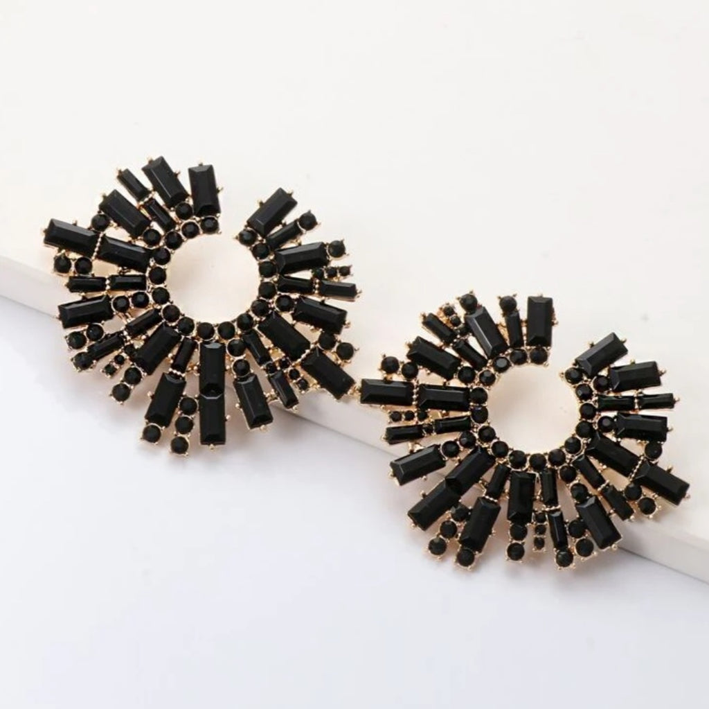 Chrystal Flake Earring