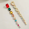 Rainbow Jeweled Earring