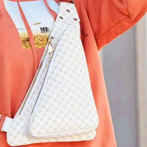 Pu Leather Sling Bag
