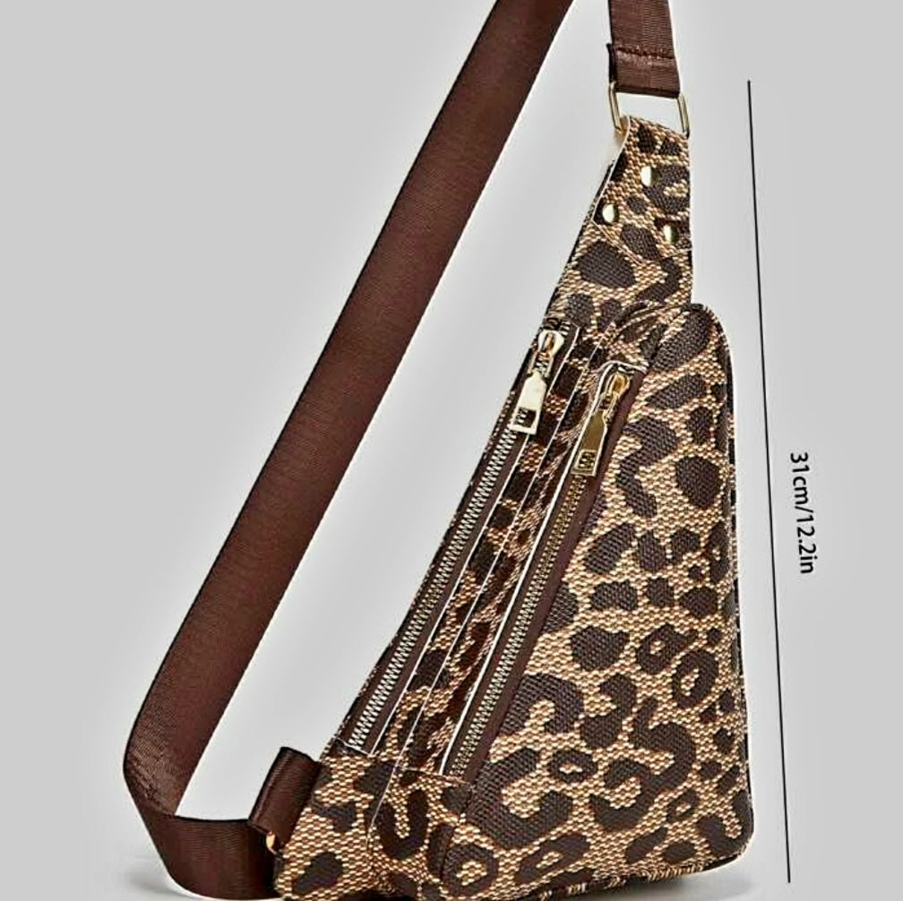 Pu Leather Sling Bag
