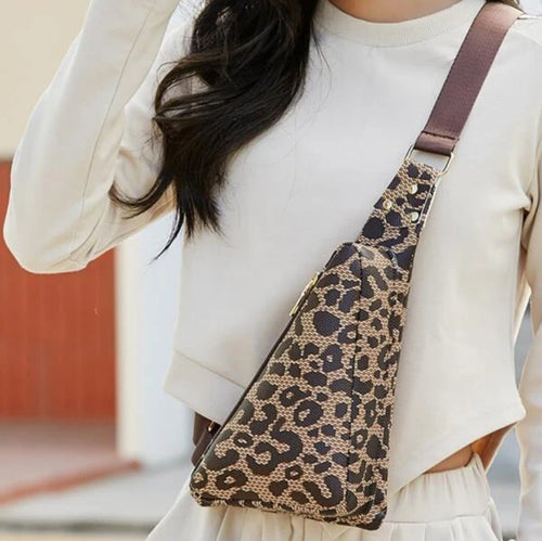 Pu Leather Sling Bag