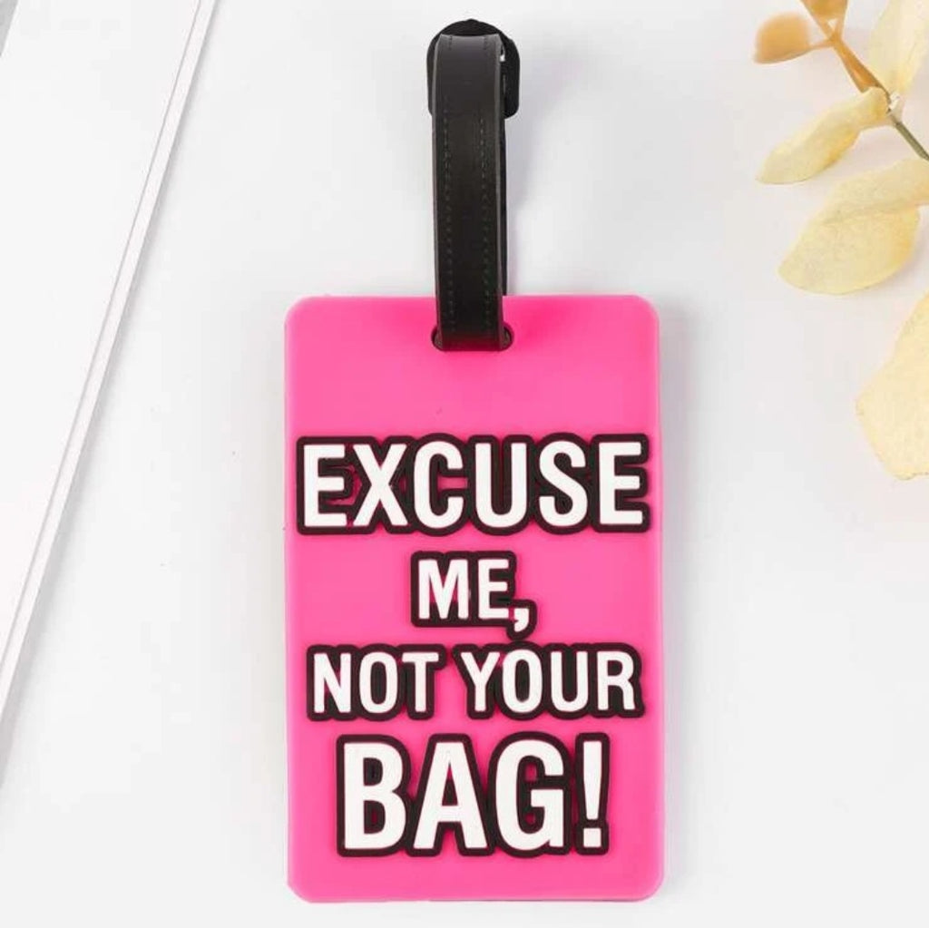 Excuse My Language Bag Tag