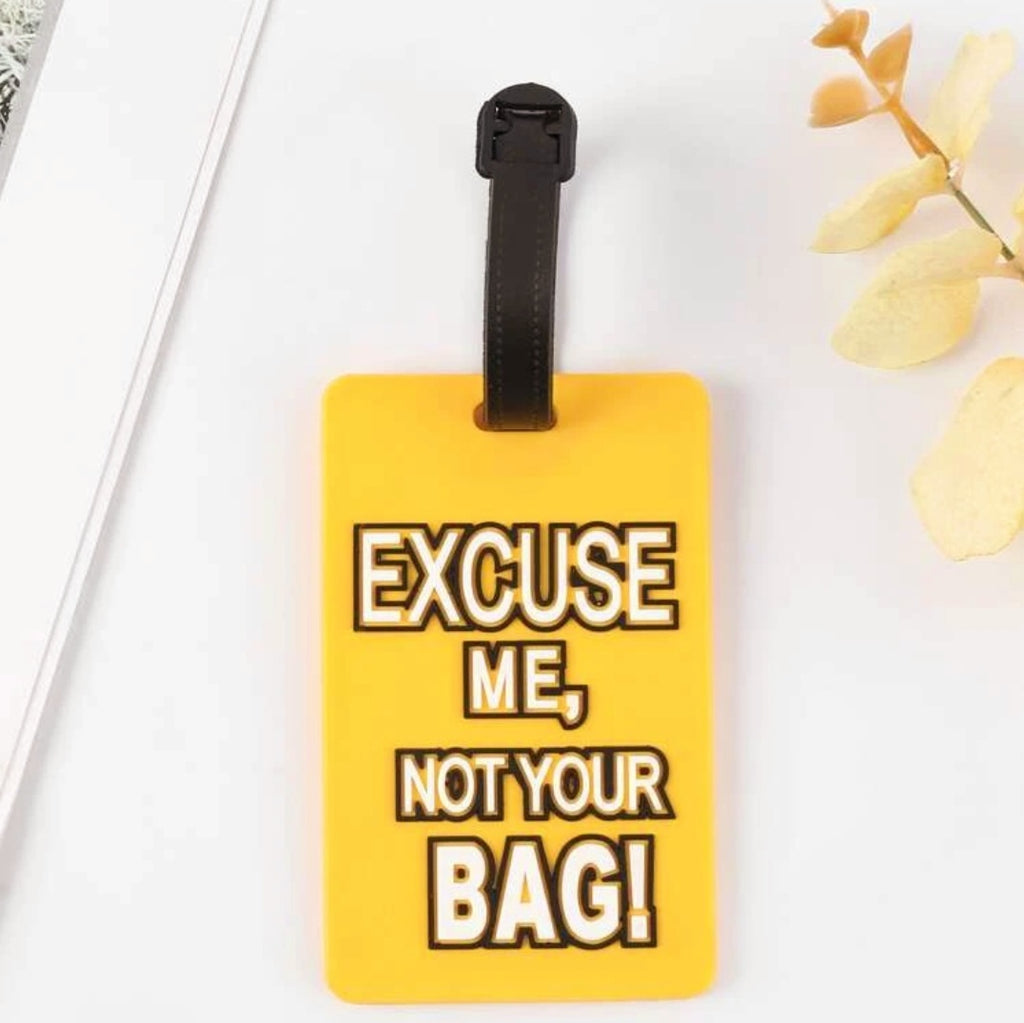 Excuse My Language Bag Tag
